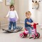 Costway 3 in 1 Rocking Horse with Detachable Balance Board and Height Adjustable Seat Grey&Blue/Pink/Navy&Yellow